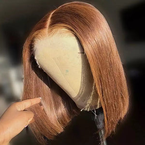 CINNAMON BOB FRONTAL WIG